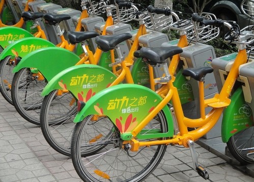 株洲低碳步伐走红 公共自行车骑进6个城市